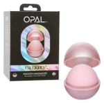 Розовый вибромассажер Opal Smooth Massager (Цвет: розовый)