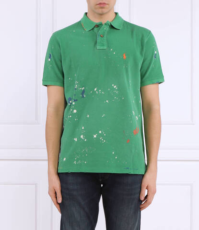 Поло POLO RALPH LAUREN - зеленый(710904454)