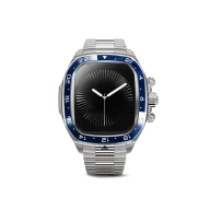 Корпус для Apple Watch CRCS46 - Серебристый/Синий