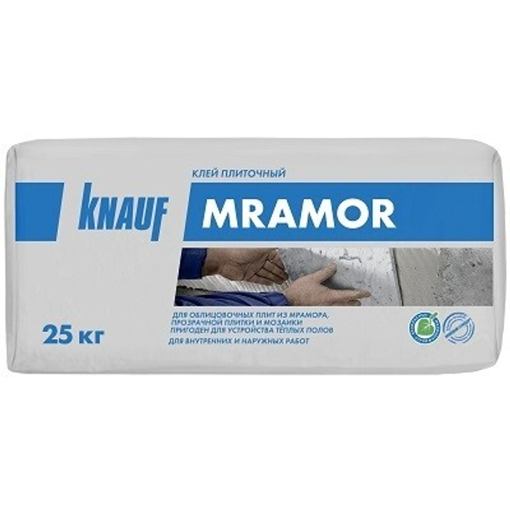 Клей плиточный КНАУФ Мрамор белый 25кг
