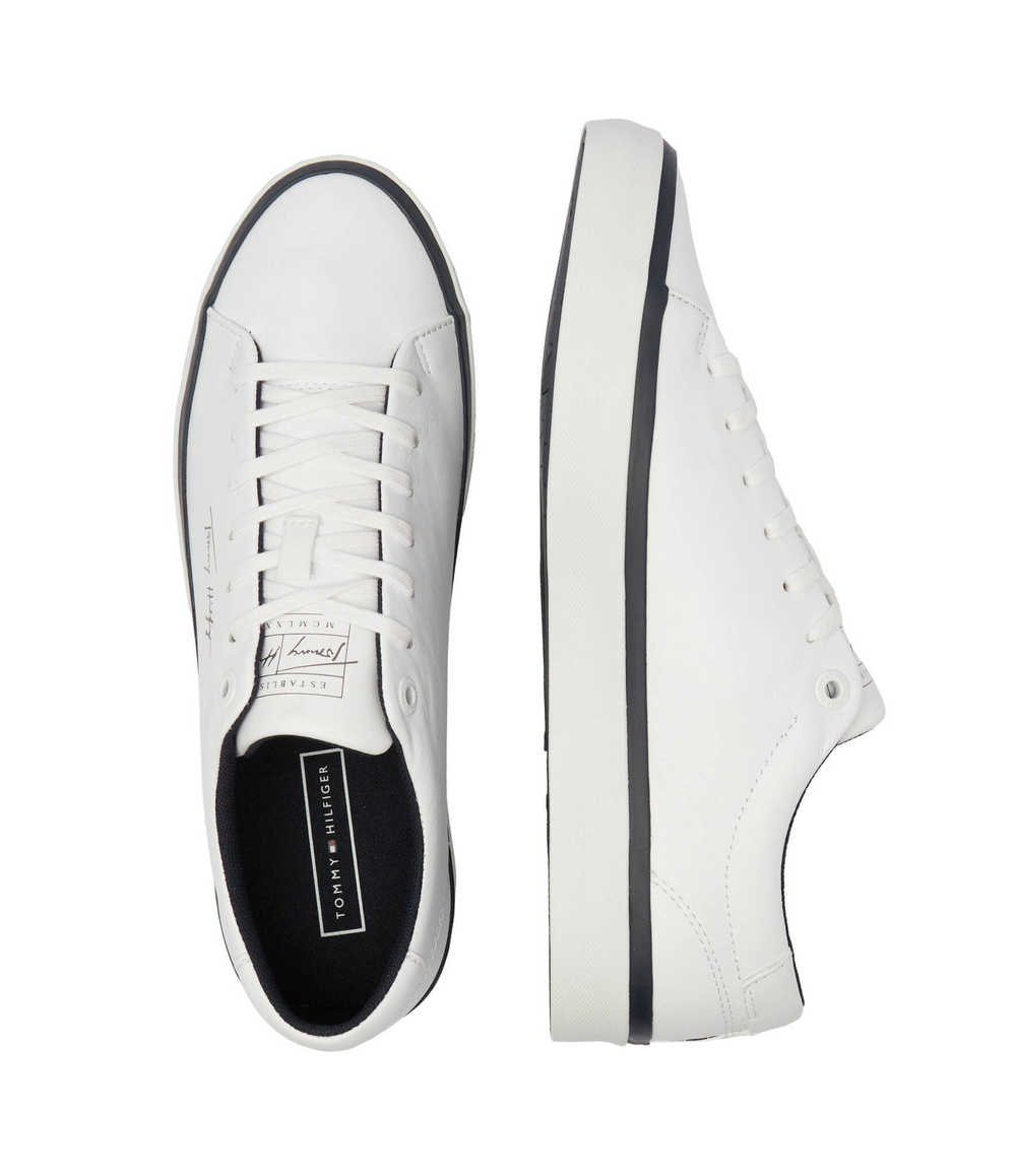 Кожаные кроссовки modern vulc corporate Tommy Hilfiger - белый(FM0FM04922)