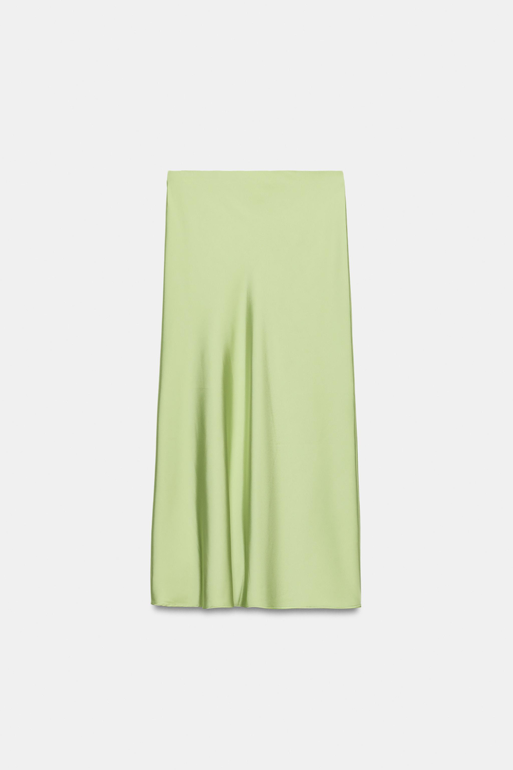 АТЛАСНАЯ ЮБКА МИДИ В ГОРОШЕК — ZARA