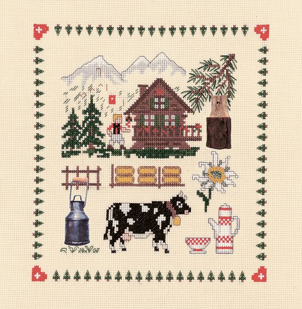 Набор для вышивания нитками Le Bonheur des Dames, Accessoires La Montagne (Аксессуары Горы), 20х21 см