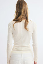 Топ из хлопка Supima® с вырезом «лодочка» - H&M