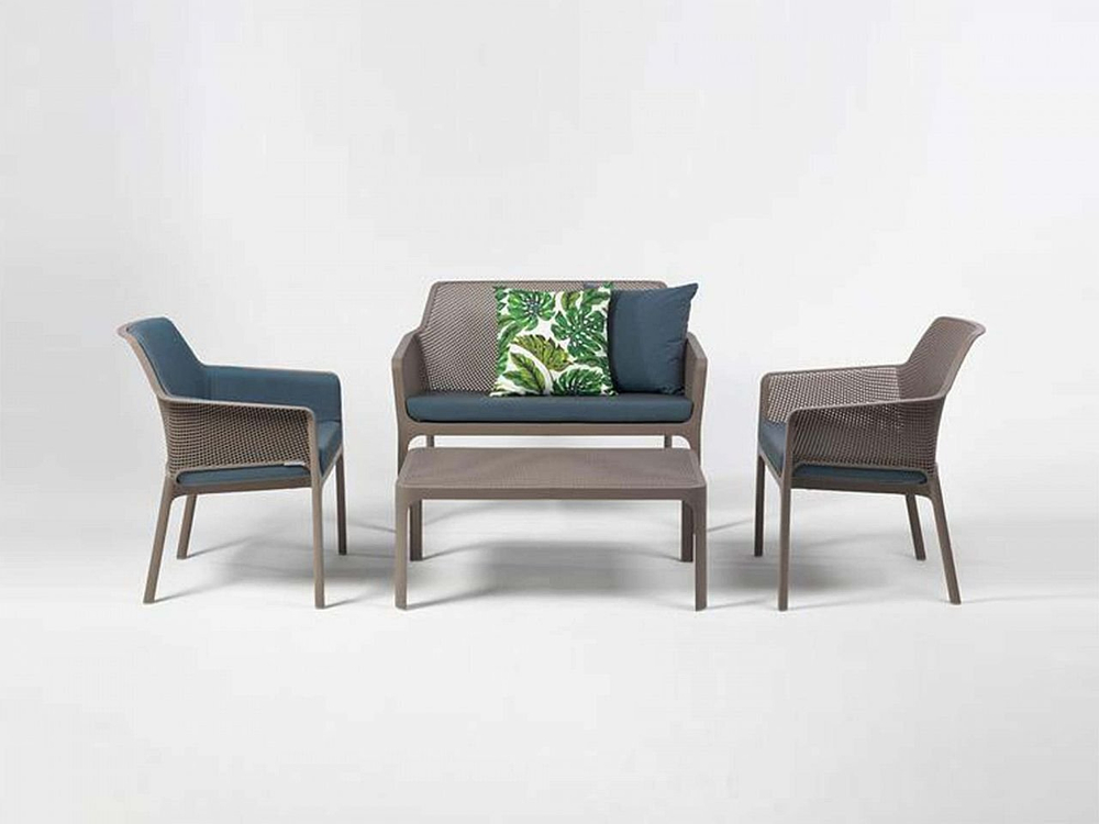 Подушка для дивана, Net Bench, деним