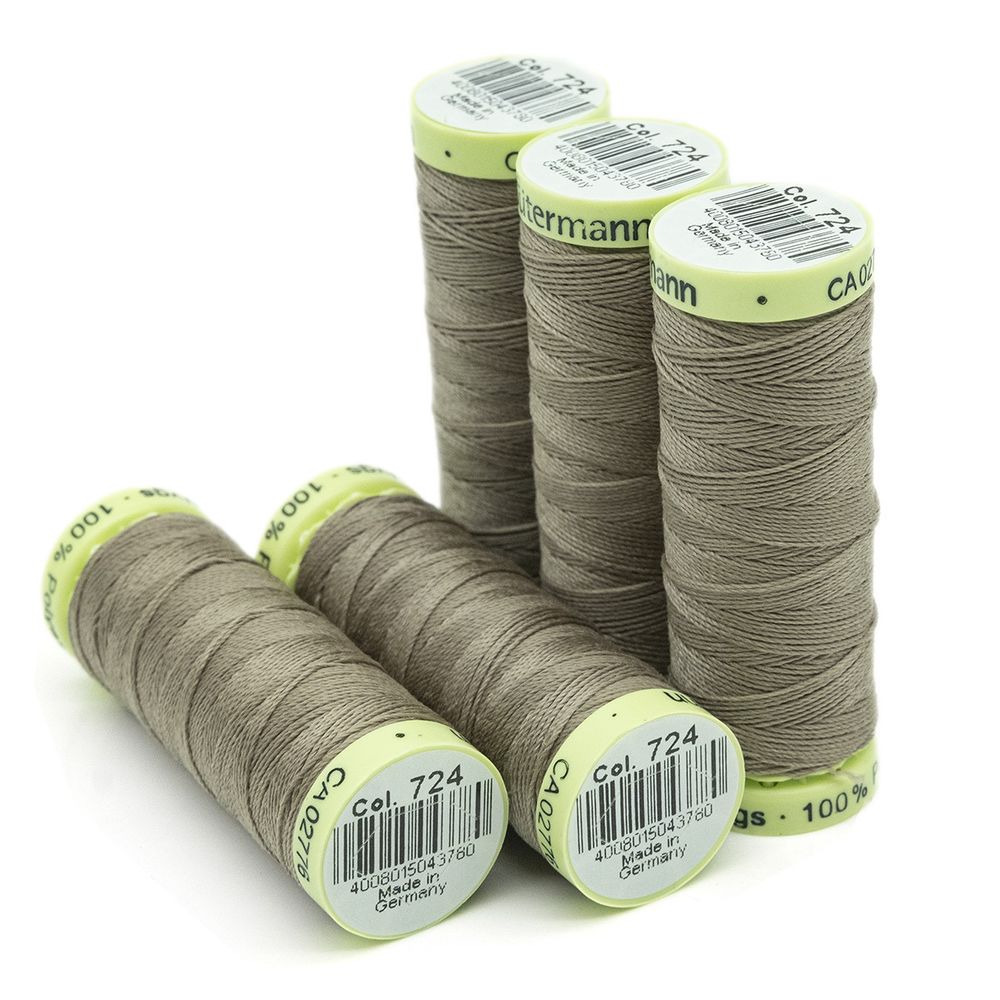 Нитки отделочные Gutermann Top Stitch 30 (30 метров), 5 кат. | 724 бледно серо-коричневый