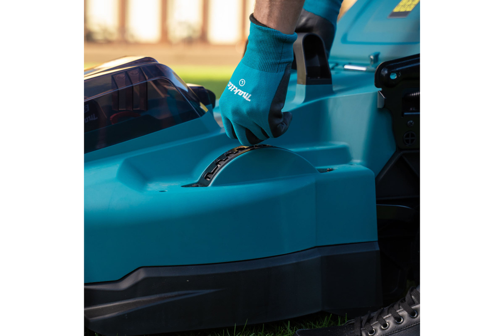 Газонокосилка аккумуляторная Makita LXT 2x18 В, 860 Вт, дека 48 см, 62 л, 4в1 XPT (2xBL1850B DC18SH) DLM480CT2
