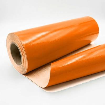 Ткань ПВХ Sijiatex для лодок и бассейнов, глянцевая, 0,60 мм, 750 г/м², оранжевый