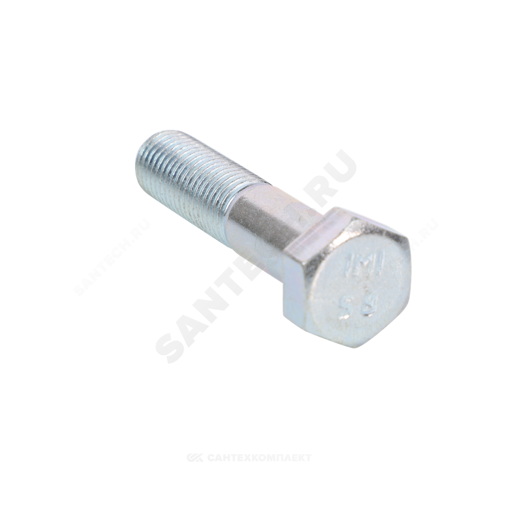 Болт стальной оц М16х75 к.п. 5.8 шестигранный DIN 931 (ГОСТ 7798-70)