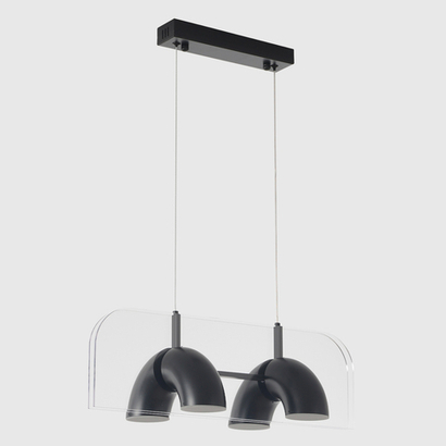 Подвесной светодиодный светильник Crystal Lux ELEMENT SP24W LED BLACK