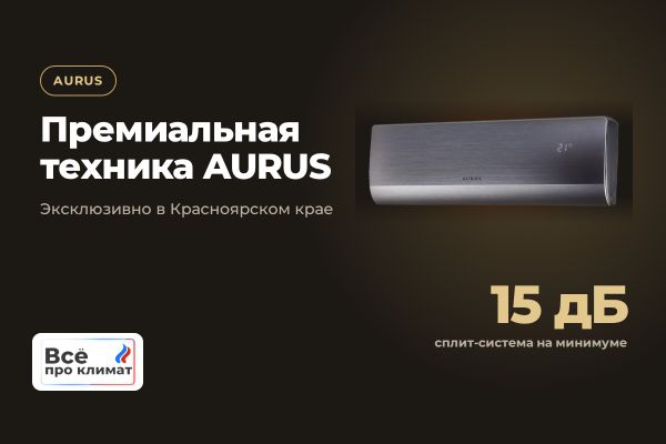 AURUS: премиальная климатическая техника — эксклюзивно в Красноярском крае AURUS: премиальная климатическая техника — эксклюзивно в Красноярском крае