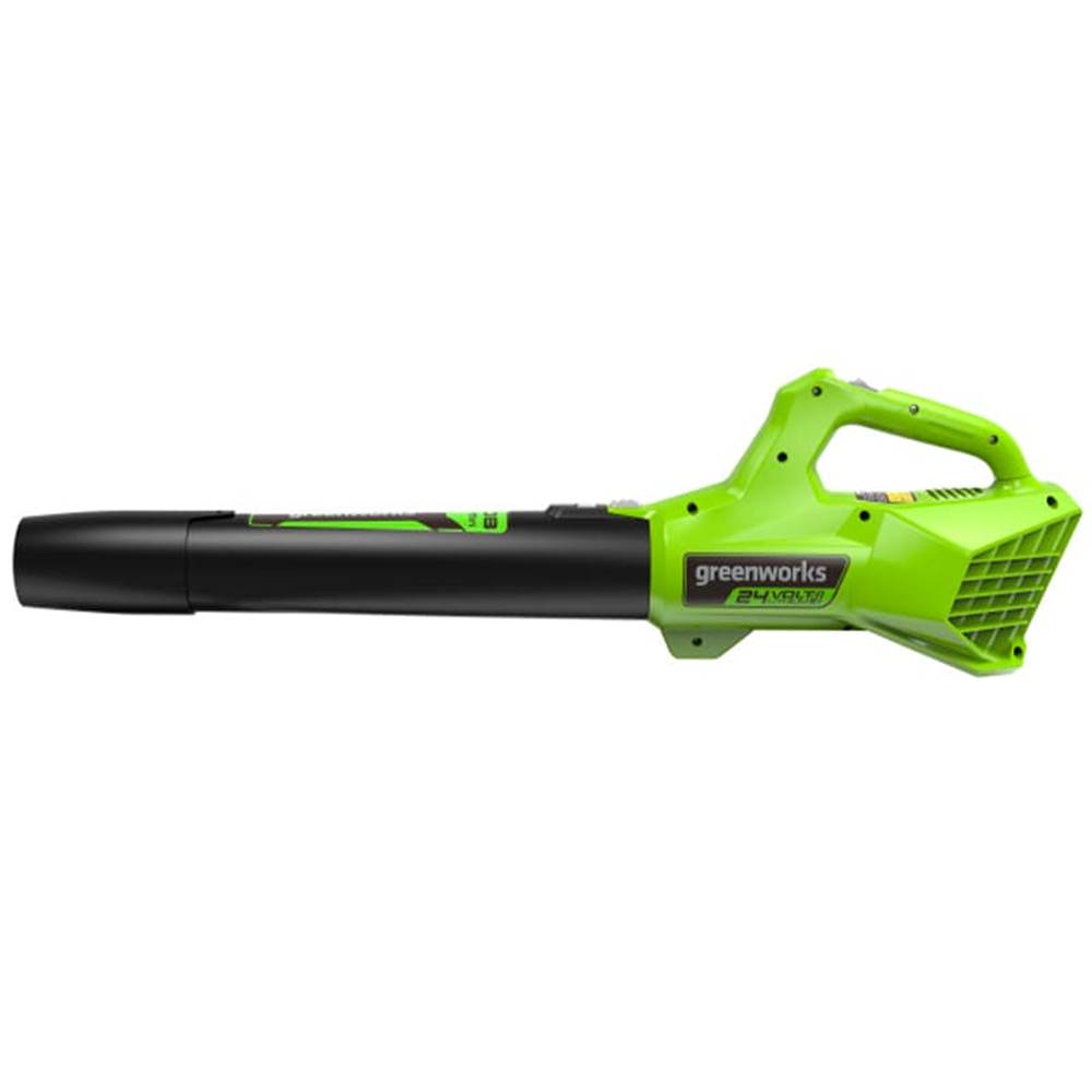 Воздуходувка аккумуляторная Greenworks Арт. 2404807UA, 24V, c 1хАКБ 2Ач и ЗУ