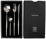 Набор столовых приборов Xiaomi Maison Maxx Modern Flatware Set (4 предмета) серебристый