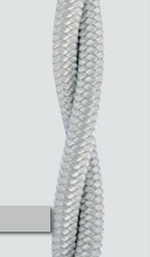 Витой ретро провод Серебро BIRONI B1-424-710 / 3х0,75