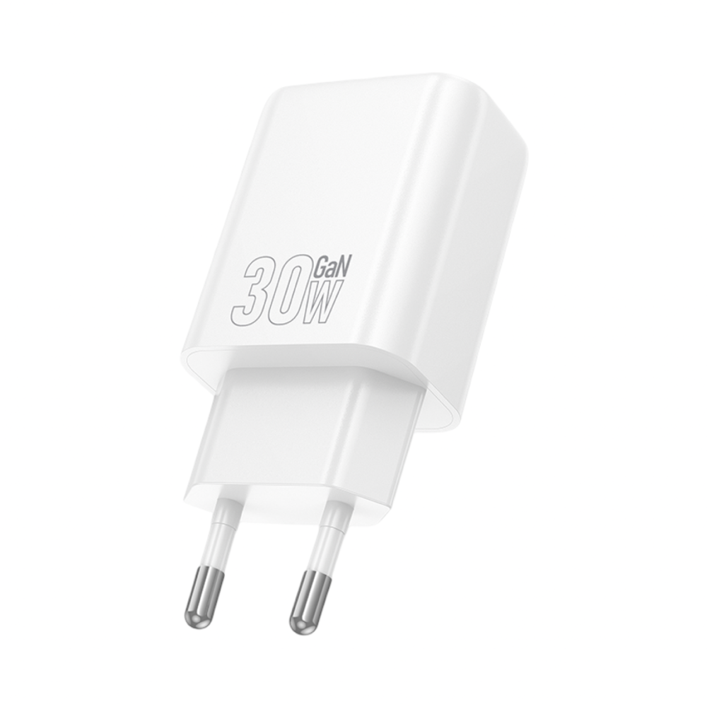 Сетевое зар. устр. Hoco N63 1USB/1С PD/QC3.0 3A 30W белое