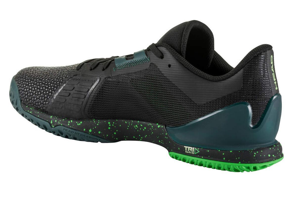Мужские теннисные кроссовки Head Sprint Pro 3.5 SF - black/forest green