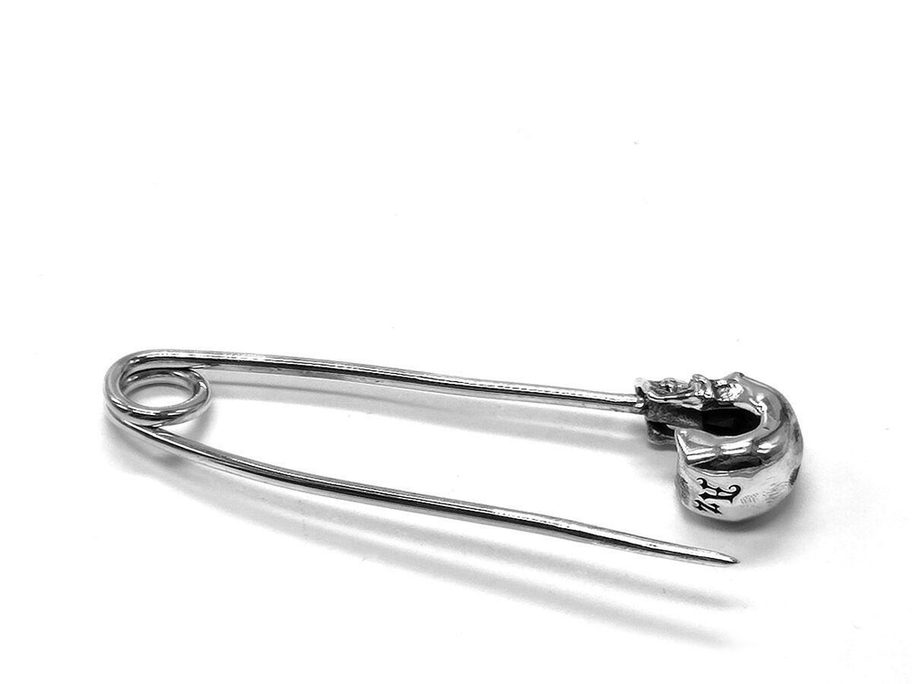 Булавка из серебра Pin-Skull-1 SPIN-01