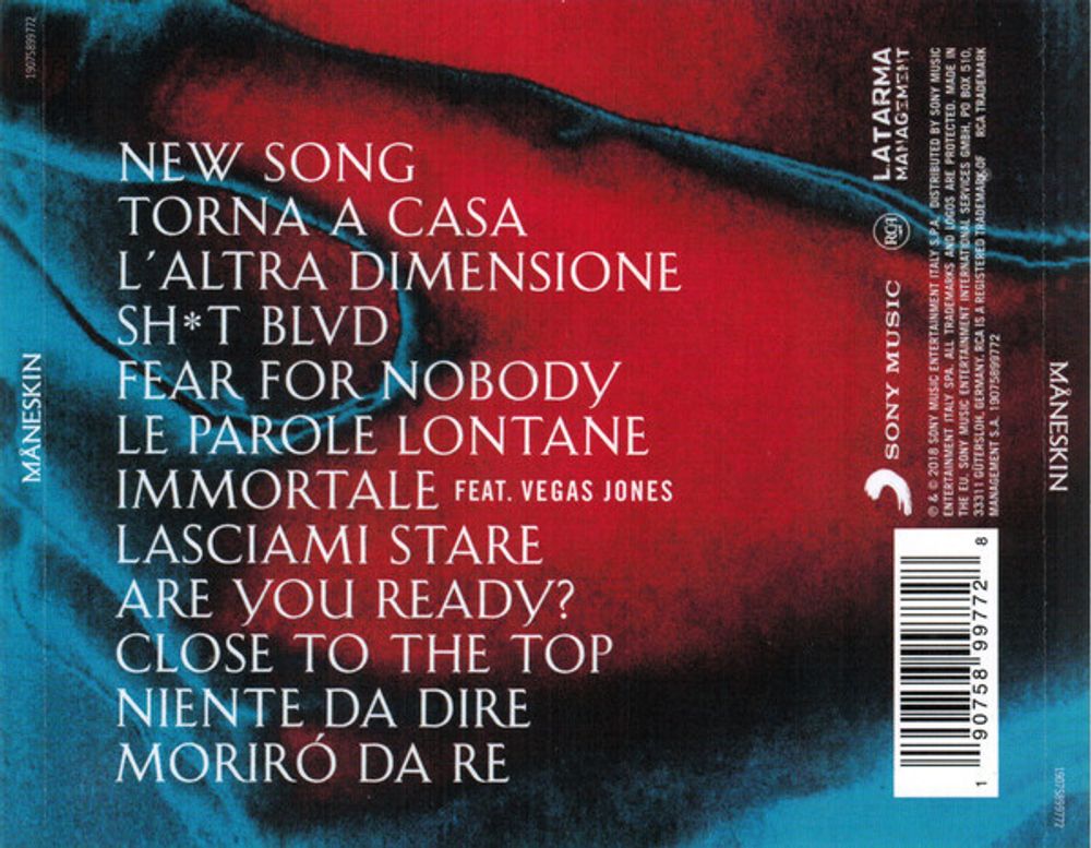 Maneskin - Il ballo della vita. CD