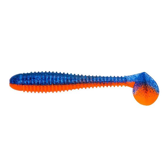 Виброхвост несъедоб. Catcher 2,75'/7 см Star Blue &amp; Orange 30шт. (HS-1-044-N-30) Helios