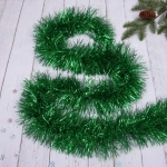 Мишура 2 м 13 см «Искристое сияние», Изумруд