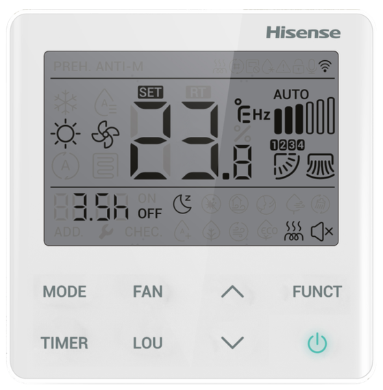 Инверторная сплит-система канального типа серии HEAVY EU DC INVERTER R32 ADT-12UX4RBL8/AUW-12U4RS8 (комплект) — (4)