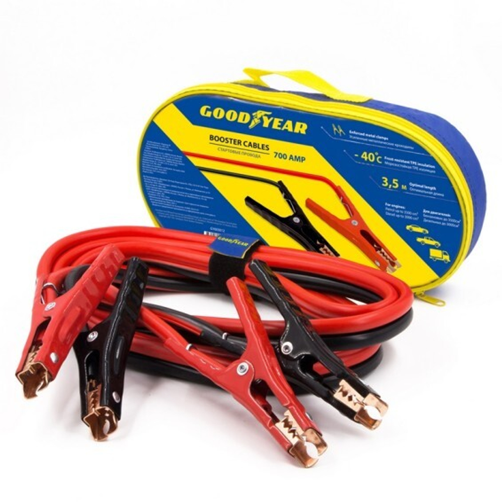 Провода-"прикуриватели" (700А-3,5м) Goodyear