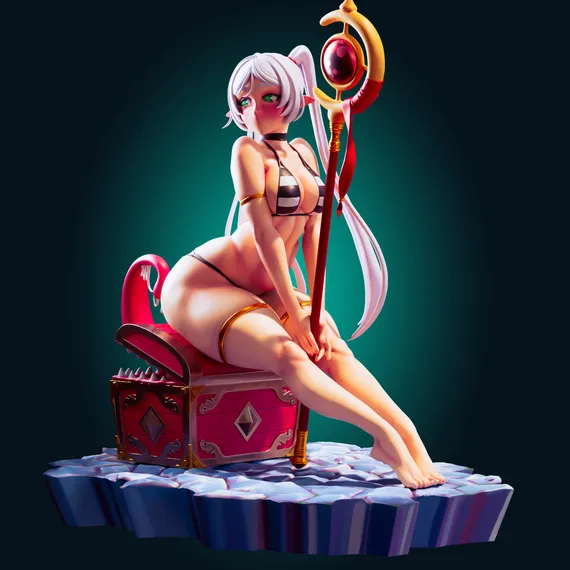 Frieren on the Chest with NSFW ver. - Sousou no Frieren