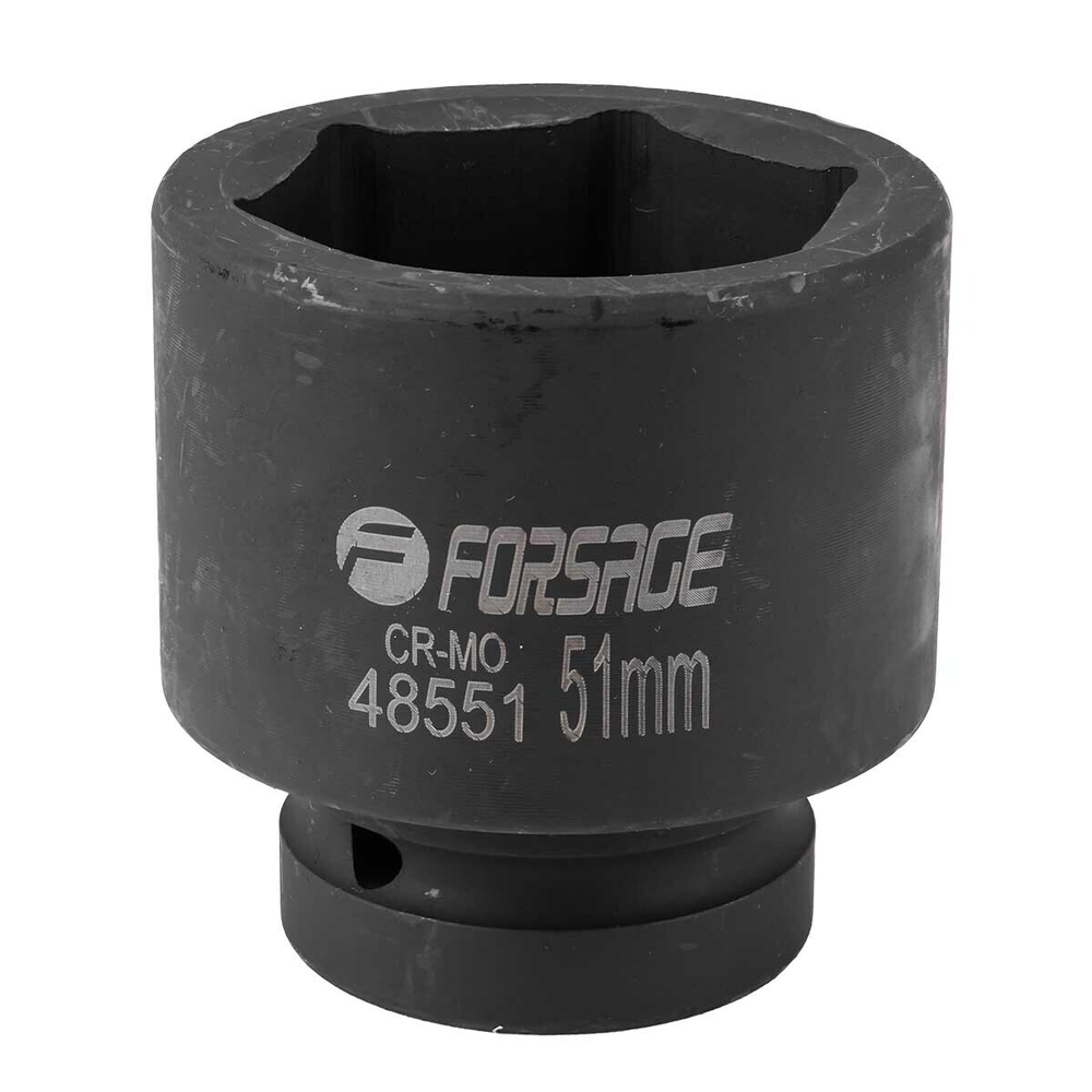 Головка ударная 1'', 51мм (6гр.) Forsage F-48551