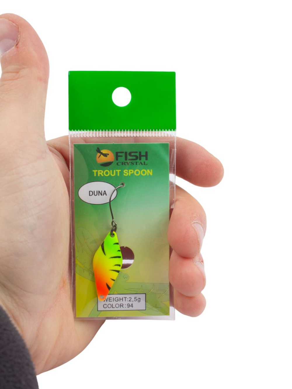 Блесна Fish Crystal DUNA 30 мм 2.5 г на форель цвет 94