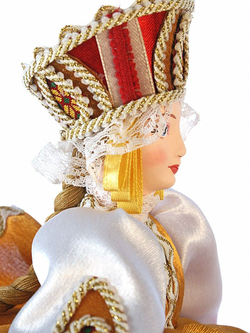 Кукла коллекционная на чайник в русском костюме