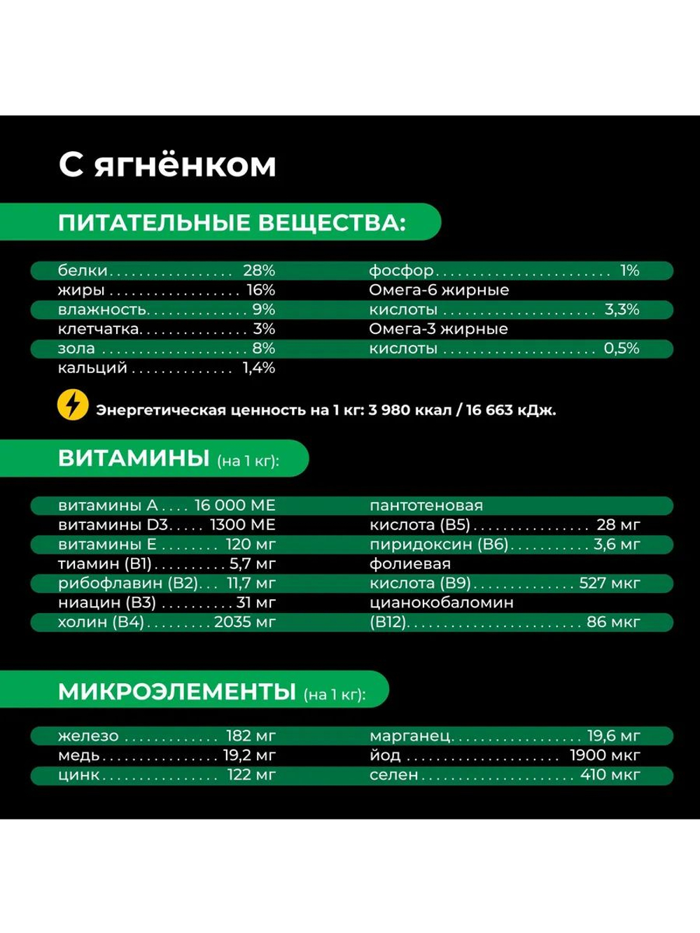 Корм сухой для щенков породы Флет-коутед ретривер, премиум полнорационный комплекс, с ягненком, 12 кг, QUATTRO