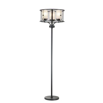 Напольный светильник 3*E27 V000036 10014/3F Black чёрный Castello Indigo