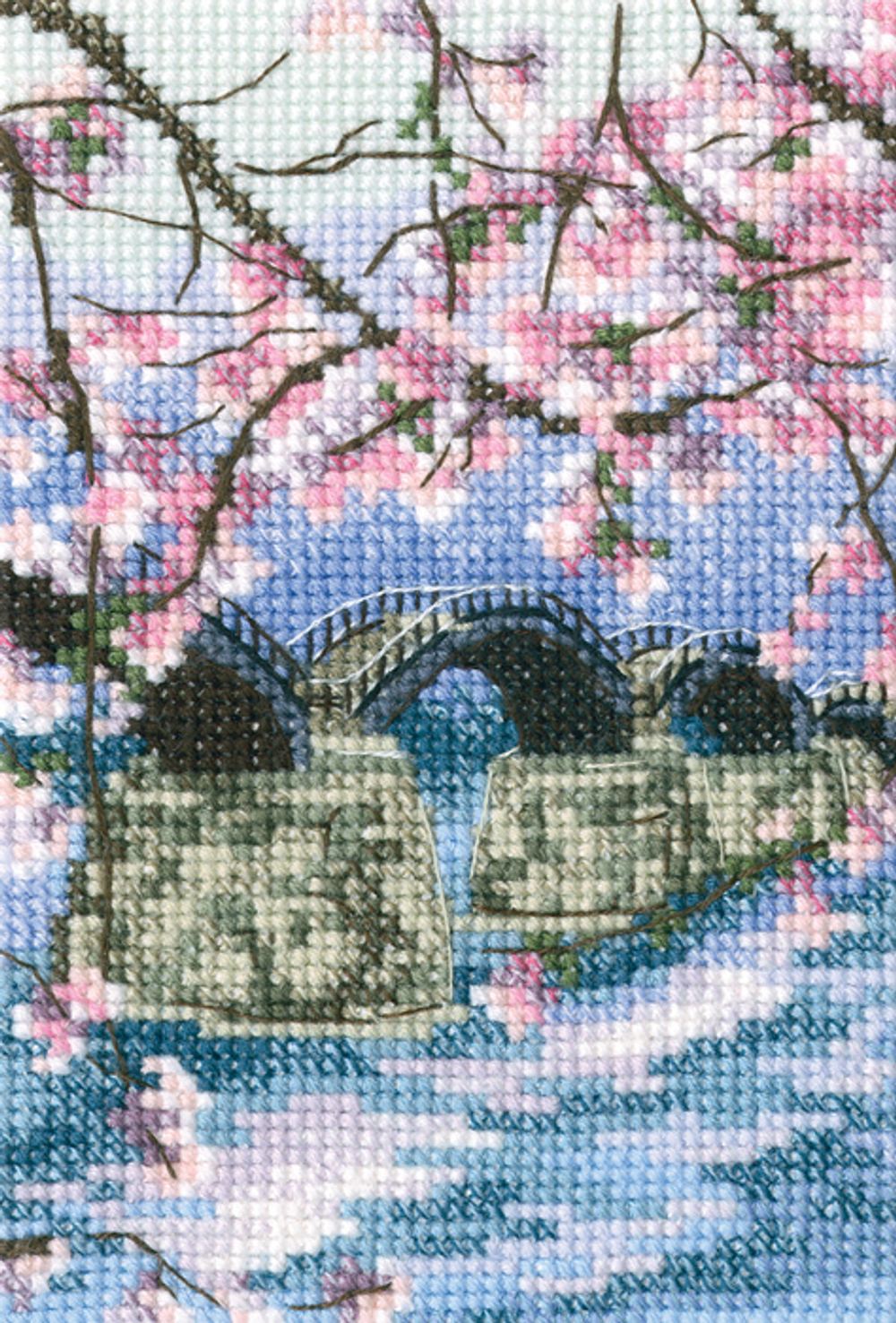 Коллекция:	Пейзаж¶Название по-английски:	Kintai bridge arching over the Nishiki river¶Название по-ру