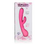 Вибромассажер Impres &ldquo, G&rdquo, со стимуляцией клитора розовый (Цвет: розовый)