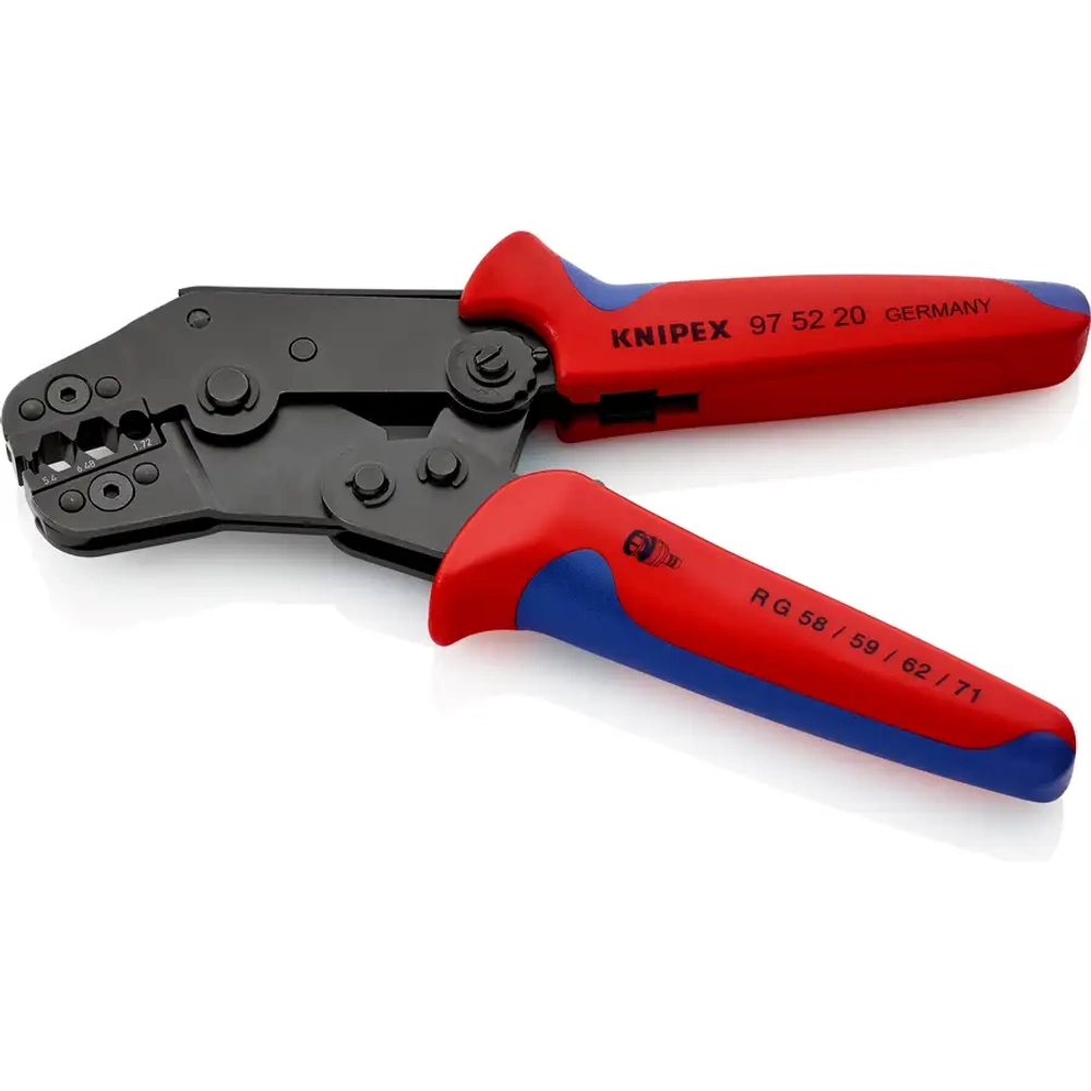 Клещи зажимные для опрессовки чернёные 195 мм Knipex 97 52 20