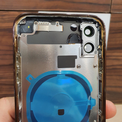 Корпус для iPhone 11 в стиле iPhone 14Pro (цвет: Феолетовый)