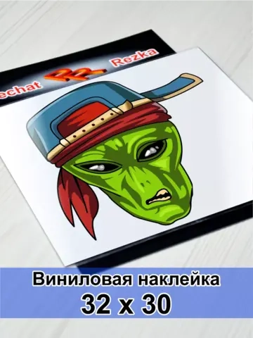 Наклейка - Инопланетянин