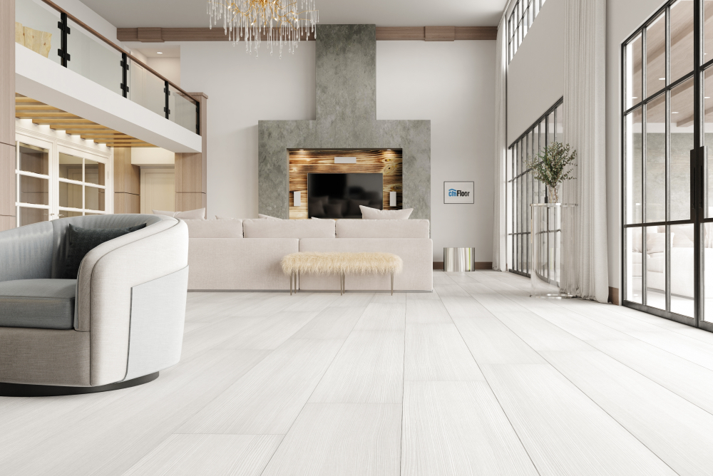 Каменно-полимерный SPC Ламинат ScandiWood 24 Дуб Белесый - Магазин напольных покрытий в Екатеринбурге. MAXI ПОЛ