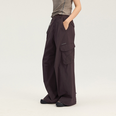 WMNS Штаны Nothomme Monterest Wide-Leg Cargo коричневый