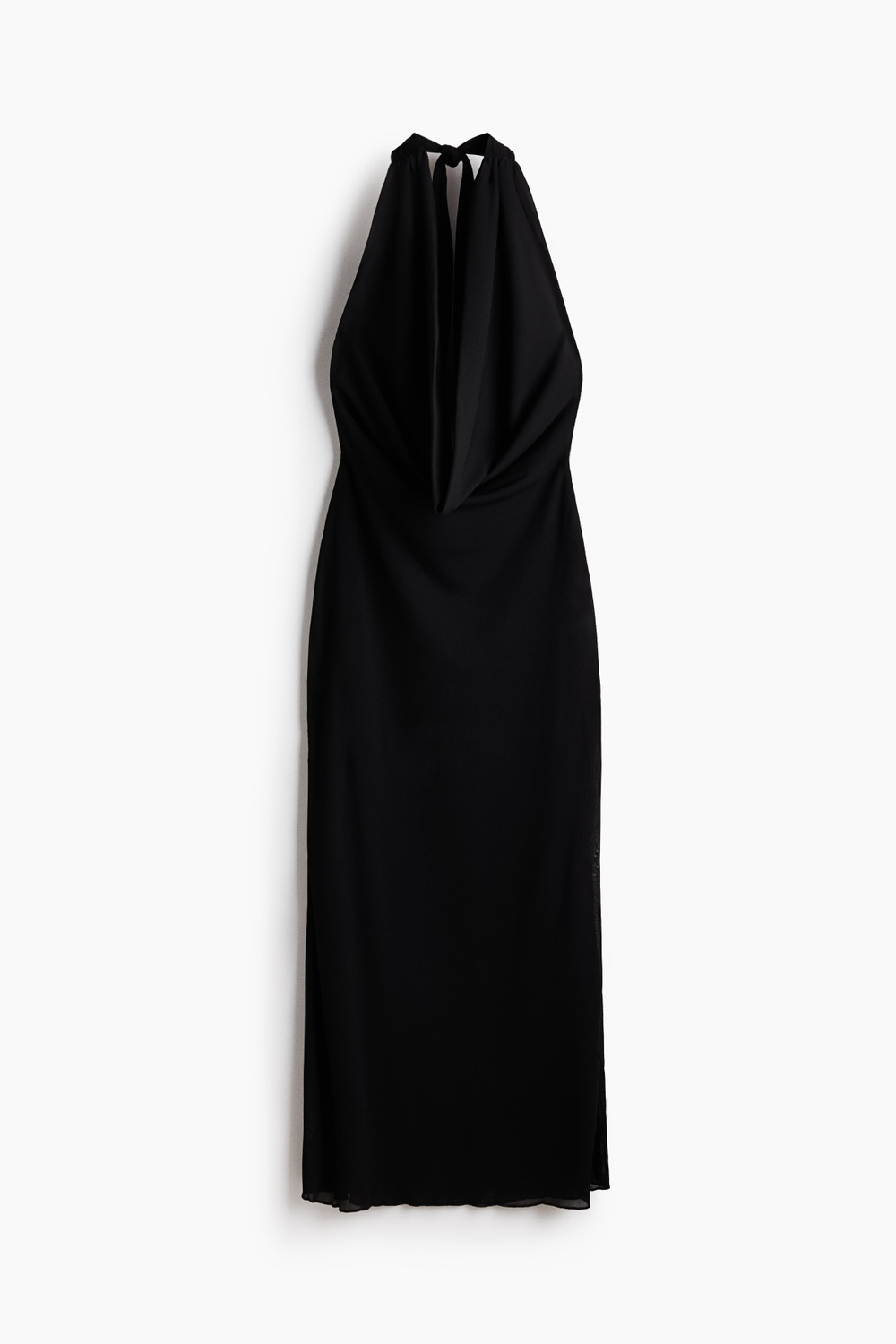 Макси-платье с вырезом-качели — приталенный крой - H&M