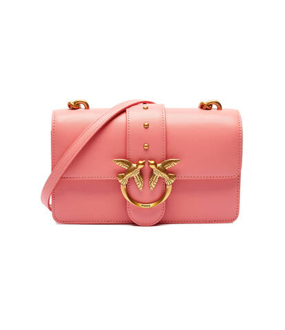 Кожаная сумка через плечо LOVE ONE MINI Pinko - розовый(100059 A0F1)