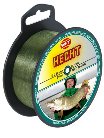 Леска монофильная WFT Zielfisch HECHT (ЩУКА) 250 м, 0,40 мм