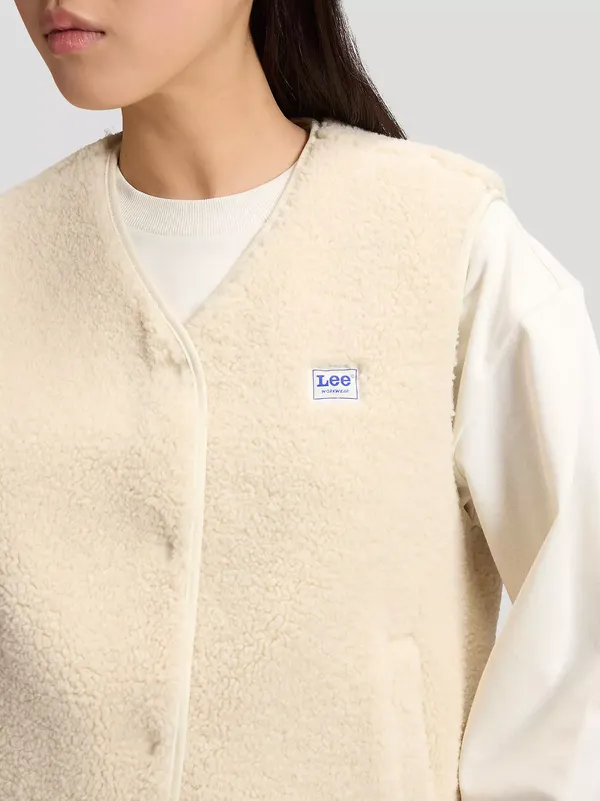 Жилет женский утепленный LEE SHORT SHERPA VEST