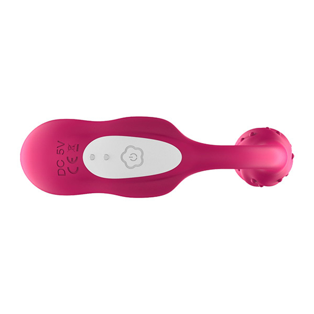 Розовый многофункциональный стимулятор 18см I-Moon Dora MY-1307