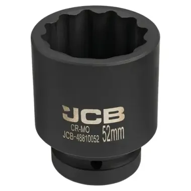 Головка ударная глубокая 1''12гр 52мм JCB JCB-48810052