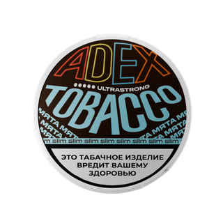 Купить Жевательный табак Adex UltraStrong Slim - Мята 9г