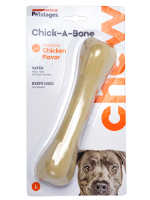 Petstages игрушка для собак Chick-A-Bone косточка с ароматом курицы 18 см большая