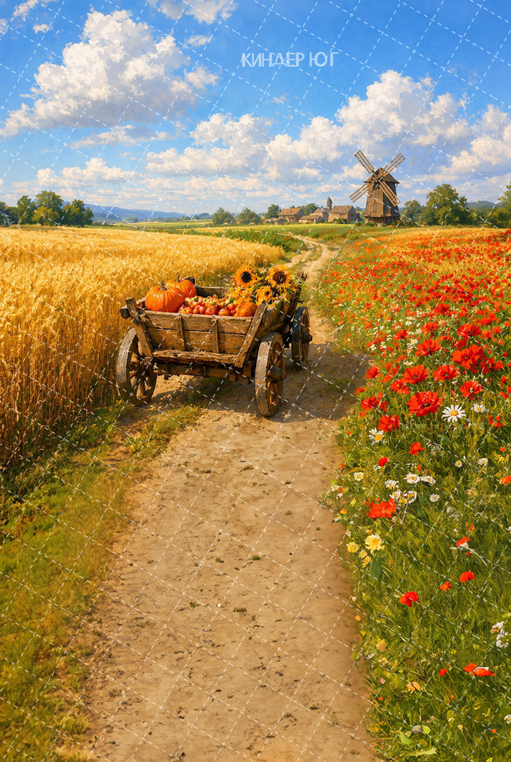 Фотофон "Маки" арт. ФФ906-69