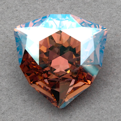 Триллиант Swarovski 4706, цвет Винтажный розовый/Мерцание (Vintage Rose Shimmer F)