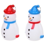 Сувенир с подсветкой «Снеговичок в колпачке», микс